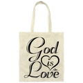 GOD IS LOVE  Canvas Tote Bag