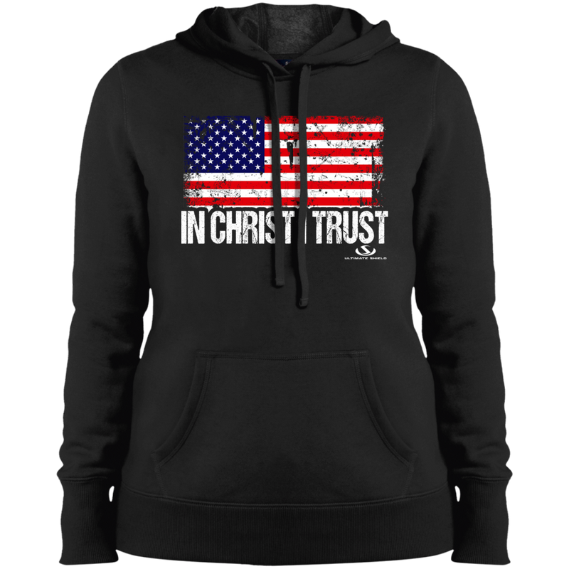 IN CHRIST I TRUST Ladies' Pullover Hooded Sweatshirt