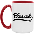 BLESSED 15oz. Accent Mug