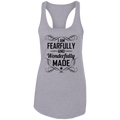 I AM FEARFULLY AND WONDERFULLY MADE  Ladies Ideal Racerback Tank