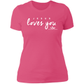 JESUS LOVES YOU Ladies' Boyfriend T-Shirt