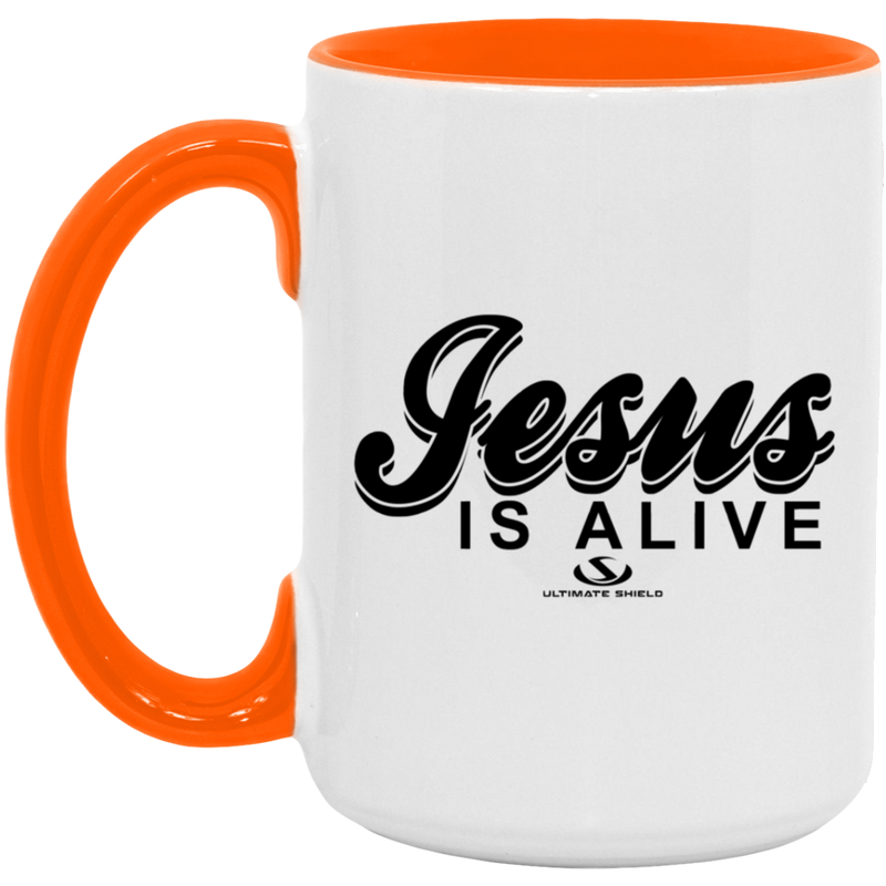 JESUS IS ALIVE 15oz. Accent Mug