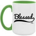 BLESSED 15oz. Accent Mug