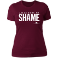 JESUS BORE MY SHAME Ladies' Boyfriend T-Shirt