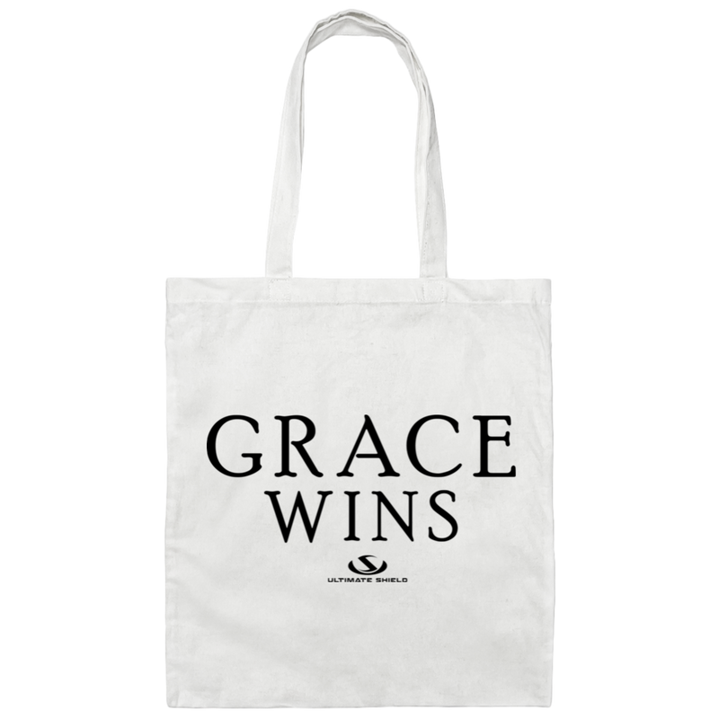 GRACE WINS Canvas Tote Bag