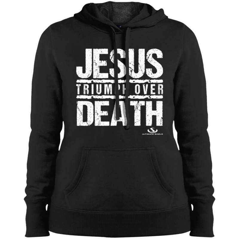 JESUS TRIUMPH OVER DEATH Ladies' Pullover Hooded Sweatshirt