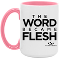 THE WORLD BECAME FLESH 15oz. Accent Mug