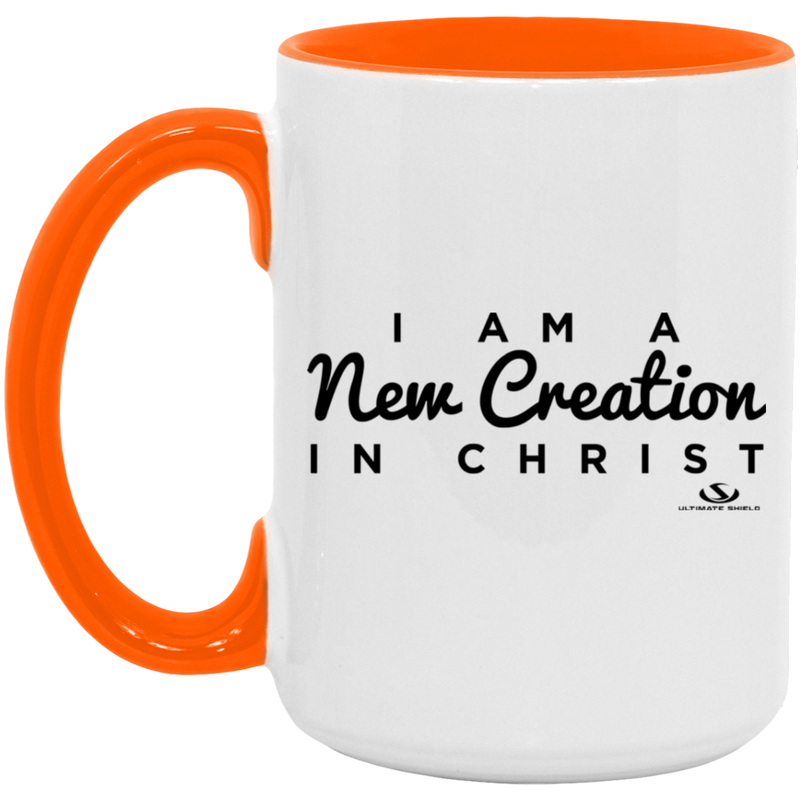 I AM A NEW CREATION IN CHRIST 15oz. Accent Mug