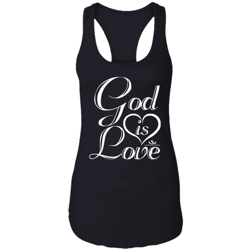 GOD IS LOVE  Ladies Ideal Racerback Tank