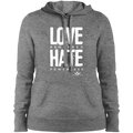 LOVE REDENDERED HATE POWERLESS Ladies' Pullover Hooded Sweatshirt