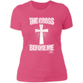 THE CROSS BEFORE ME Ladies' Boyfriend T-Shirt