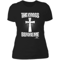 THE CROSS BEFORE ME Ladies' Boyfriend T-Shirt