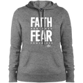 FAITH RENDERED FEAR POWERLESS  Ladies' Pullover Hooded Sweatshirt