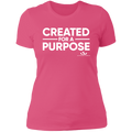 CREATED FOR A PURPOSE  Ladies' Boyfriend T-Shirt