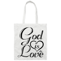 GOD IS LOVE  Canvas Tote Bag