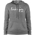 JESUS LOVES YOU Ladies' Pullover Hooded Sweatshirt