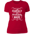 I AM FEARFULLY AND WONDERFULLY MADE Ladies' Boyfriend T-Shirt