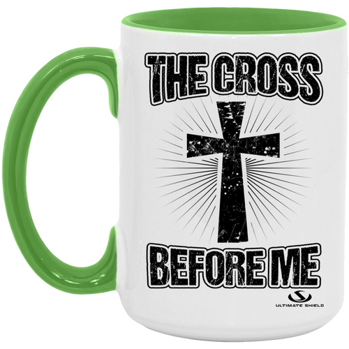 THE CROSS BEFORE ME 15oz. Accent Mug