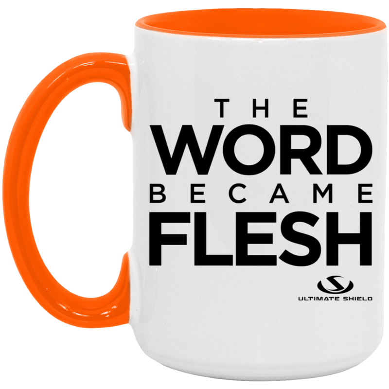 THE WORLD BECAME FLESH 15oz. Accent Mug