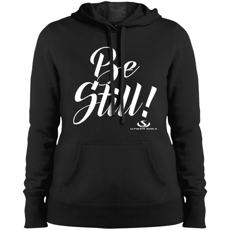 BE STILL  Ladies' Pullover Hooded Sweatshirt