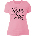 FEAR IS A LIAR Ladies' Boyfriend T-Shirt