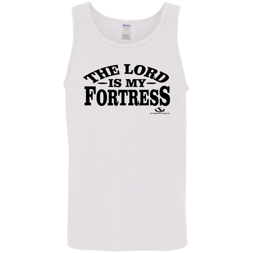 THE LORD IS MY FORTRESS  Cotton Tank Top 5.3 oz.