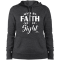 WALK BY FAITH NOT BY SIGHT  Ladies' Pullover Hooded Sweatshirt