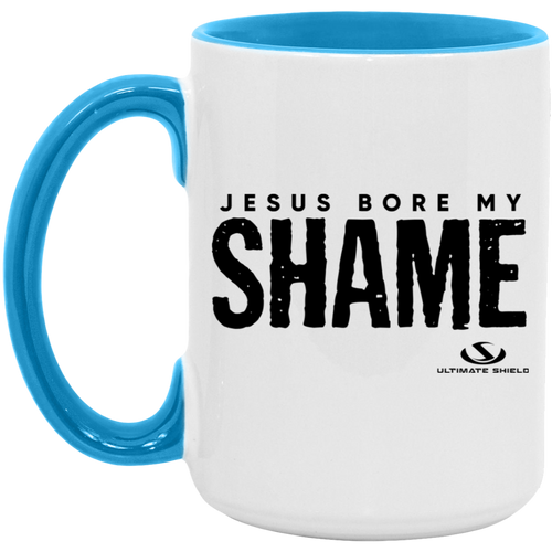 JESUS BORE MY SHAME 15oz. Accent Mug