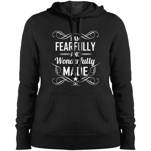 I AM FEARFULLY AND WONDERFULLY MADE Ladies' Pullover Hooded Sweatshirt