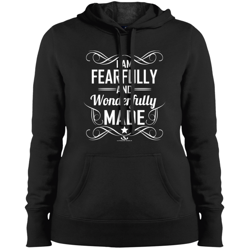 I AM FEARFULLY AND WONDERFULLY MADE Ladies' Pullover Hooded Sweatshirt