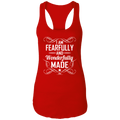 I AM FEARFULLY AND WONDERFULLY MADE  Ladies Ideal Racerback Tank