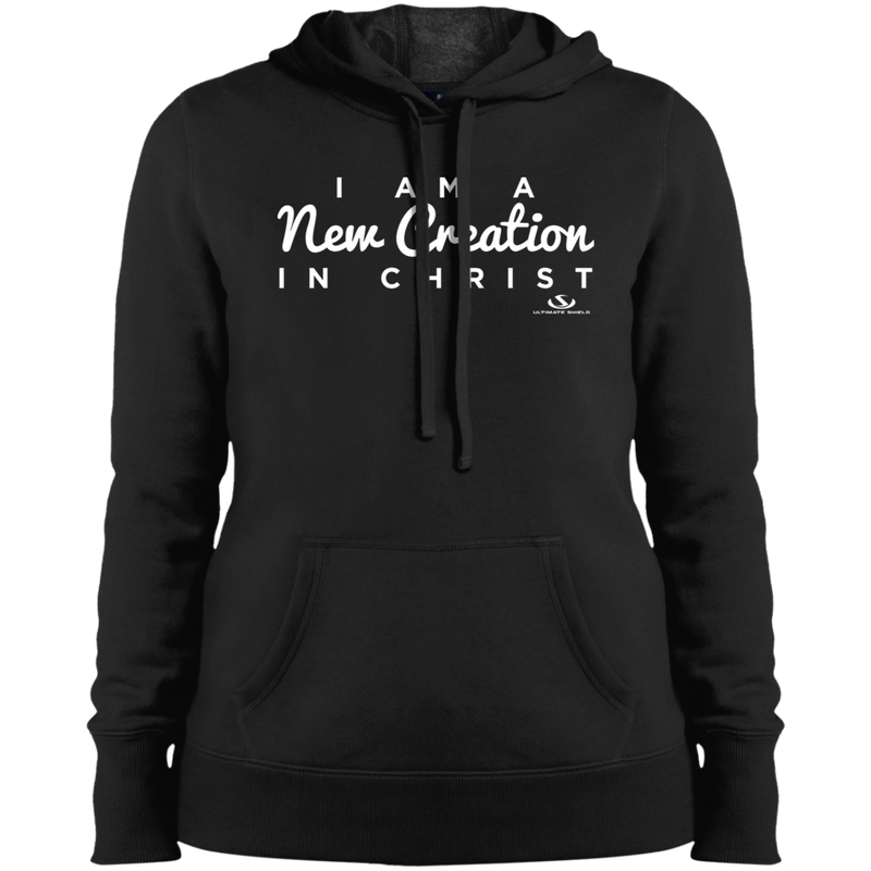 I AM A NEW CREATION IN CHRIST Ladies' Pullover Hooded Sweatshirt